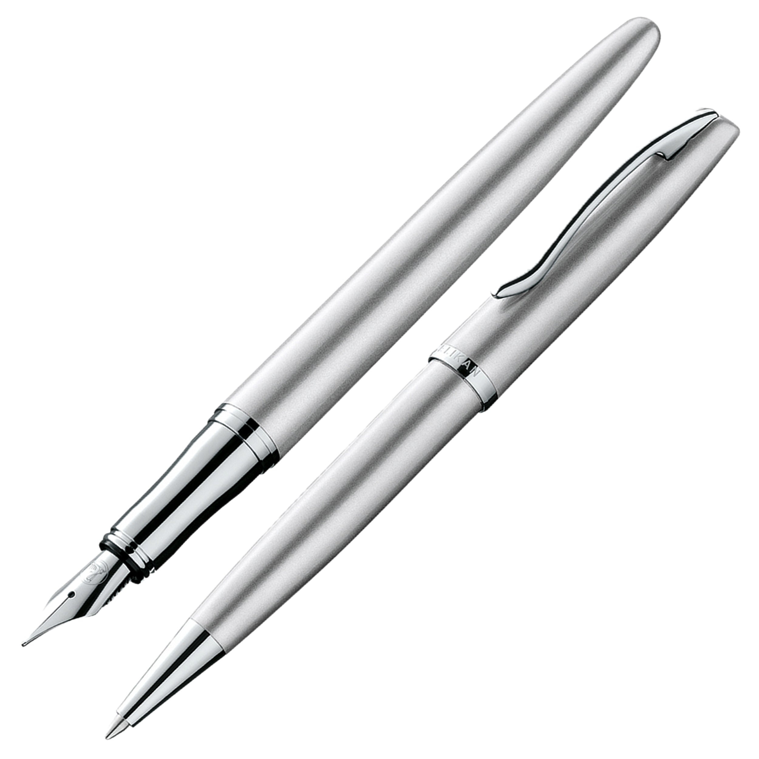 Pelikan Füller & Kugelschreiber Jazz® Noble Elegance im Set Silber – (einfarbig)