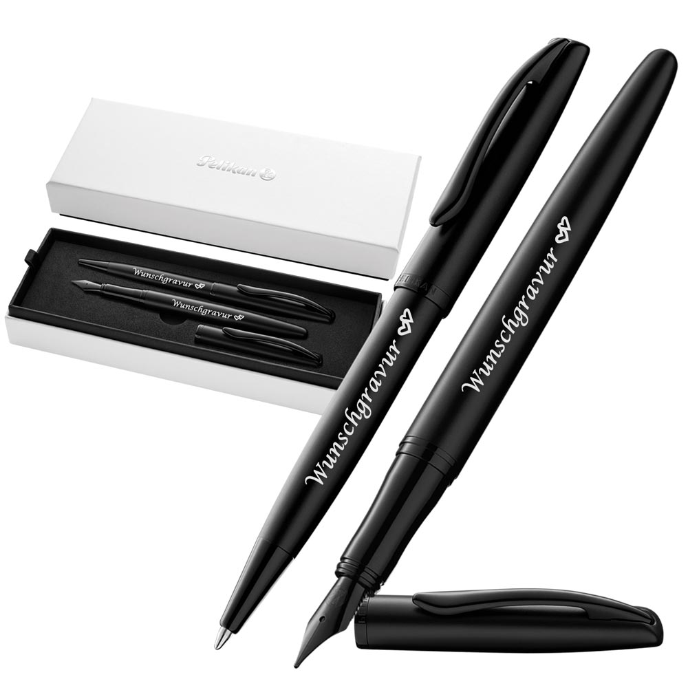 Pelikan Füller & Kugelschreiber Jazz® Noble Elegance im Set Carbon Schwarz – (einfarbig) (Ansicht 2)