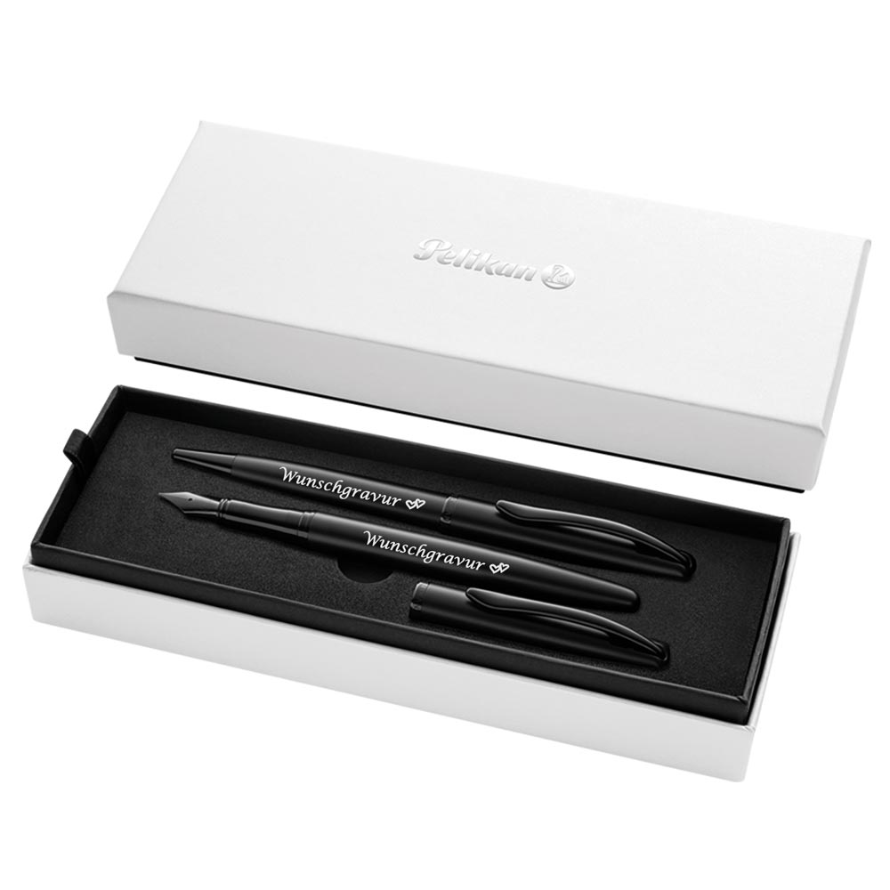 Pelikan Füller & Kugelschreiber Jazz® Noble Elegance im Set Carbon Schwarz – (einfarbig) (Ansicht 3)