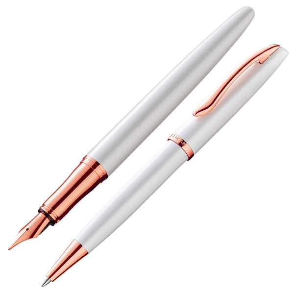 Pelikan Füller & Kugelschreiber Jazz® Noble Elegance im Set Perlmutt Weiß
