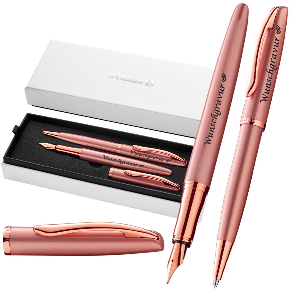Pelikan Füller & Kugelschreiber Jazz® Noble Elegance im Set Pink Rose – (einfarbig) (Ansicht 2)