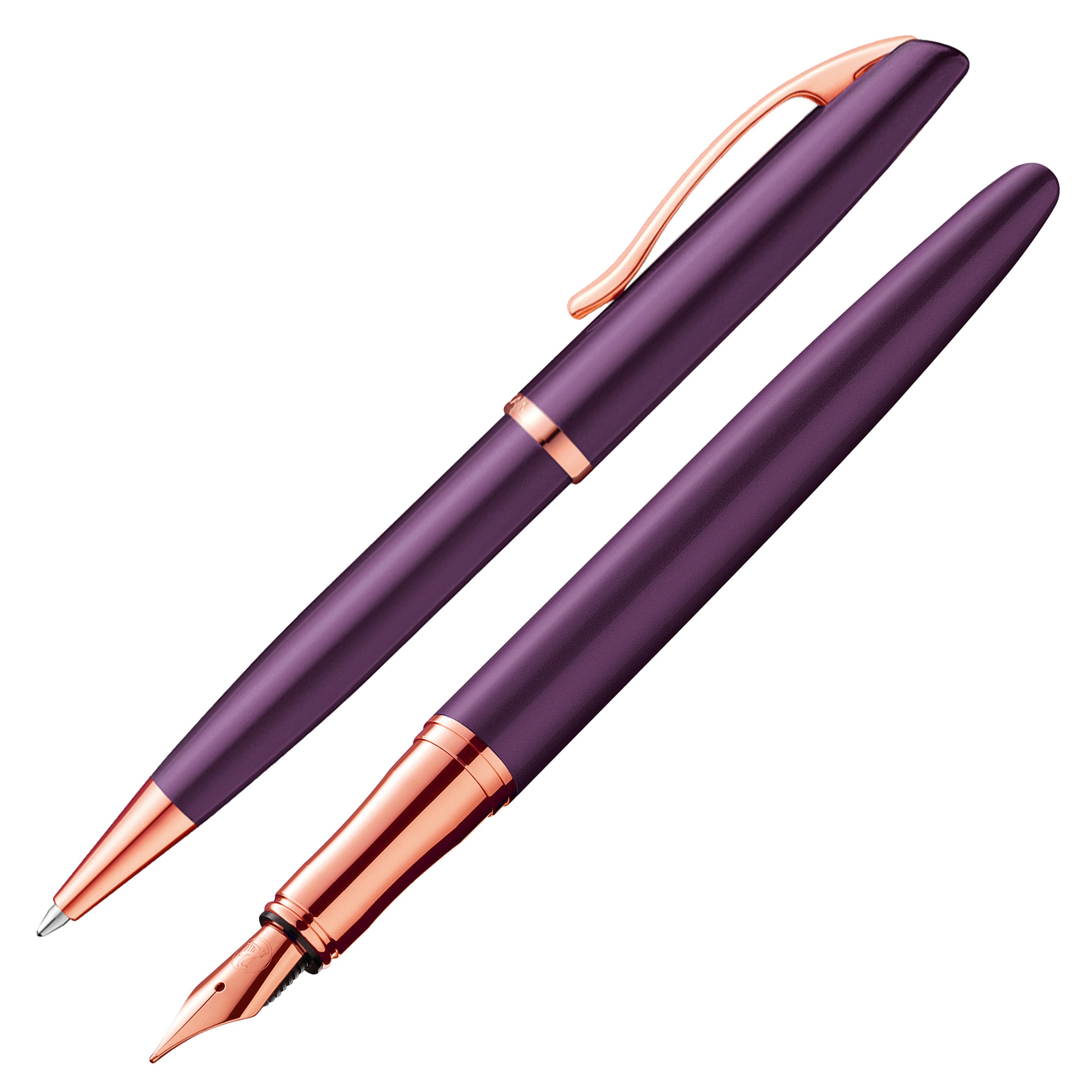 Pelikan Schreibset Füllhalter & Kugelschreiber Jazz Noble Elegance Viola – ohne Box